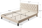 Cal king size upholstered beds